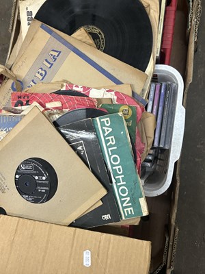 Lot 779 - Box of various records, CD's etc