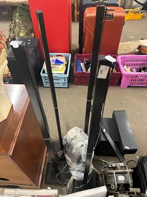 Lot 741 - A set of four Sony floor speakers