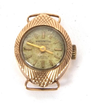 Lot 248 - A Winegartens lady's 9ct gold watch, stamped...