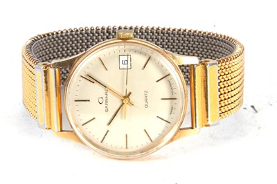 Lot 273 - A 9ct gold cased Garrard quartz wristwatch,...