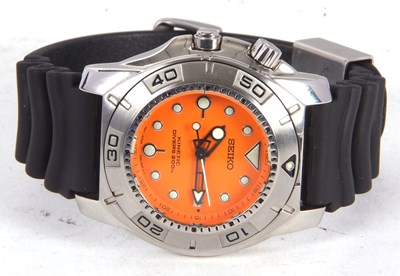 Lot 276 - A Seiko Big Boss Divers Watch Ref: 5M62-0AY0,...