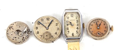 Lot 282 - Four Rolex watch movements to include a Rolex...