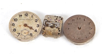 Lot 283 - Three Rolex watch movements to include a Rolex...