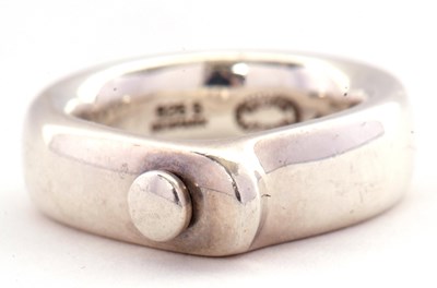 Lot 20 - A Georg Jensen 'Torun' ring, stamped '925S,...