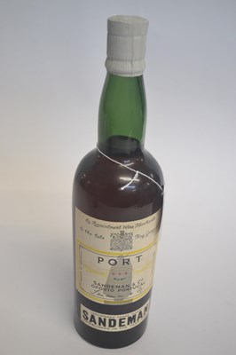 Lot 212 - A single bottle of mid 20th century Sandeman &...