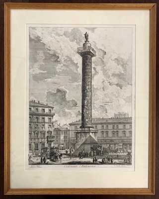 Lot 92 - Giovani Battista Piranesi (Italian, 1720-1778),...