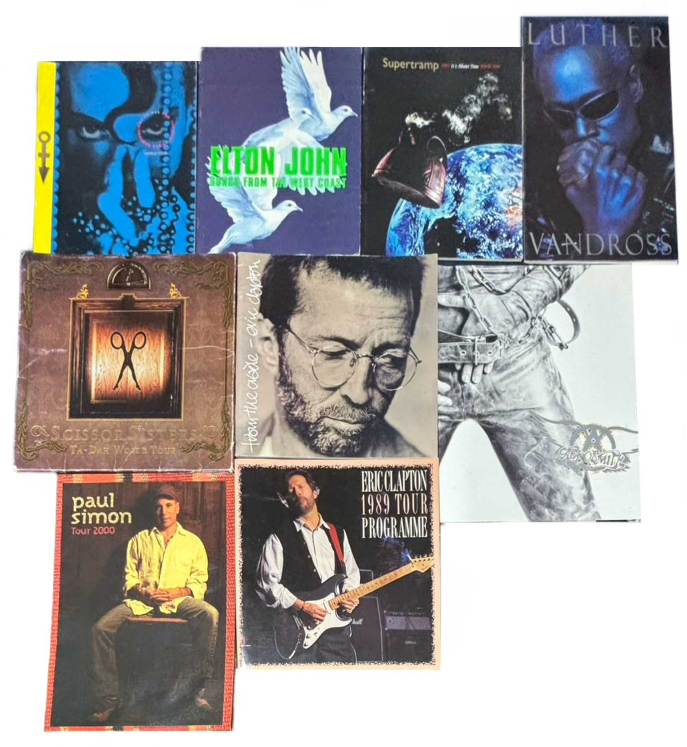 Lot 117 - A collection of various tour programmes, to...
