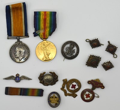 Lot 2 - First World War British Medal Pair comprising...