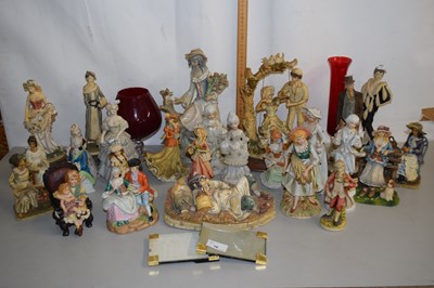 Lot 16 - A quantity of ceramic figures, 20th Century...