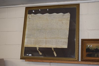 Lot 30 - An 18th Century Indenture signed by Thomas and...