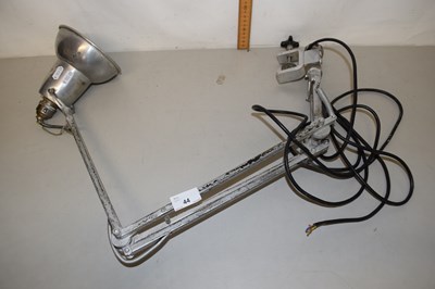 Lot 44 - An aluminium anglepoise lamp