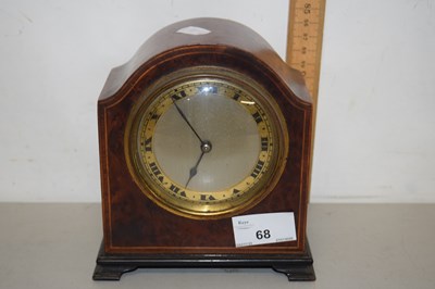 Lot 68 - Early 20th Century burr walnut mantel clock,...