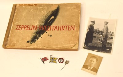 Lot 139 - Zeppelin-weltfahrten book with photograph of...