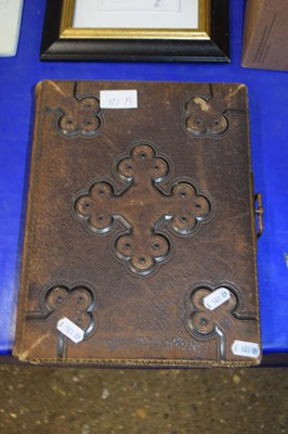 Lot 81A - A Victorian photo album with mainly family...