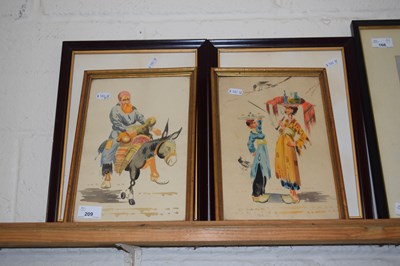 Lot 209 - Two reproduction Italian prints together with...