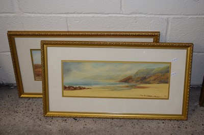 Lot 232 - A pair of watercolour landscapes by F Parr,...