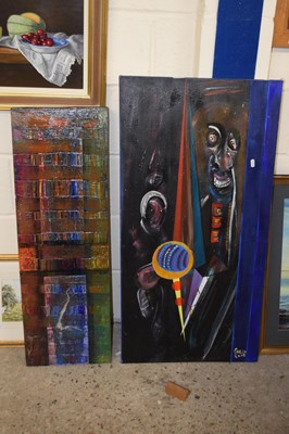 Lot 244 - Contemporary abstract and another (2)