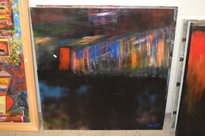 Lot 252 - Contemporary abstract, signed Colin 2012,...