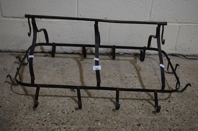 Lot 283 - A wrought iron hanging kitchen ceiling bracket