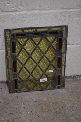 Lot 292 - Stained glass panel