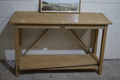 Lot 299 - A two tier console table