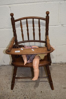 Lot 313 - A child's high chair