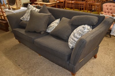 Lot 339 - A modern grey upholstered Knowle sofa