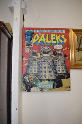 Lot 643 - A modern poster of Dr Who