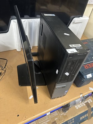 Lot 678 - A Dell Optiplex 390 computer with monitor