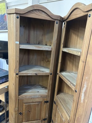 Lot 681 - Two pine corner units