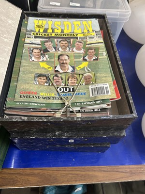 Lot 511 - Three files of Wisden Cricket Monthly magazines