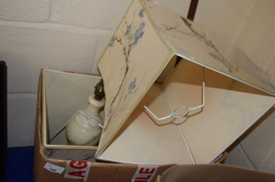 Lot 540 - A quantity of various lampshades etc