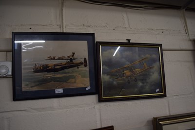 Lot 617 - Two framed prints of British 20th Century...