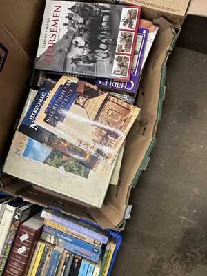 Lot 706 - Box of books Norfolk interest