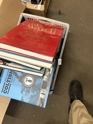 Lot 708 - Box of military history books to include RAF...