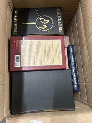 Lot 720 - Box of books to include Sherlock Holmes etc