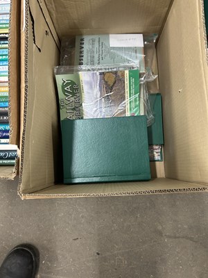 Lot 739 - Box of railway interest magazines etc