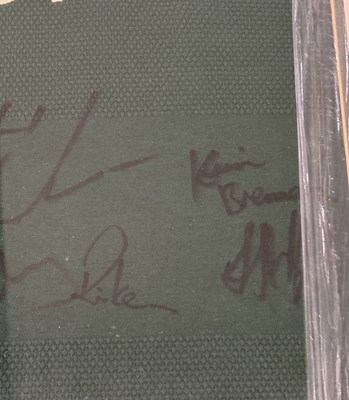Lot 311 - Framed and Signed London Irish Rugby shirt...