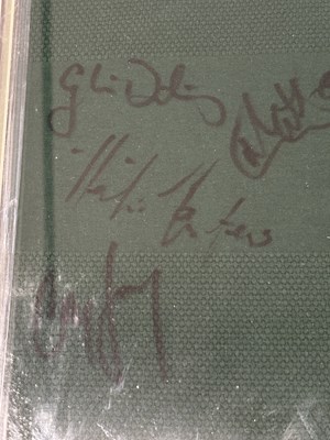 Lot 311 - Framed and Signed London Irish Rugby shirt...