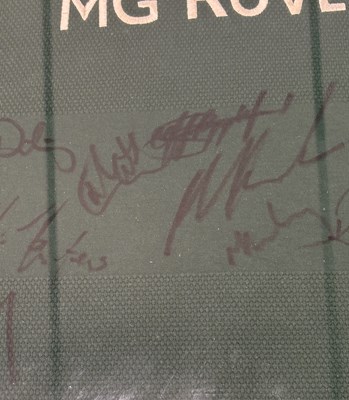Lot 311 - Framed and Signed London Irish Rugby shirt...