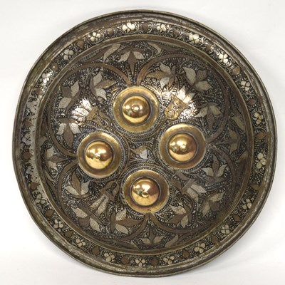 Lot 86 - 19th Century Indo -Persian Dhal shield of...