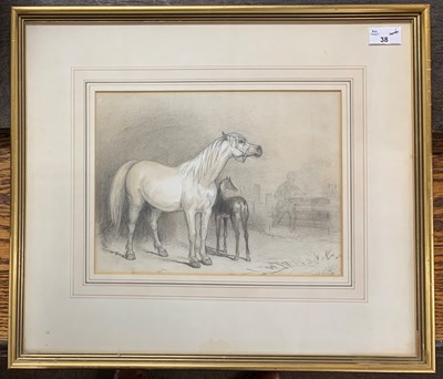 Lot 38 - British School, 20th century, Horse and Foal...