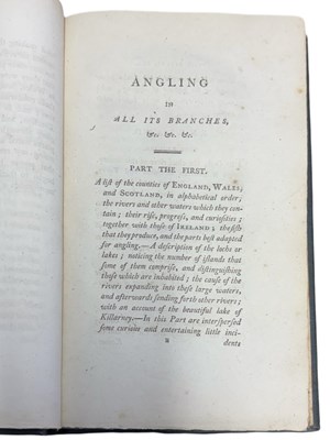 Lot 60 - SAMUEL TAYLOR: ANGLING IN ALL ITS BRANCHES,...