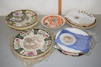 Lot 7 - A collection of Masons Christmas plates and...