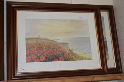 Lot 28 - Mick Bensley - Coloured prints Poppyland and a...