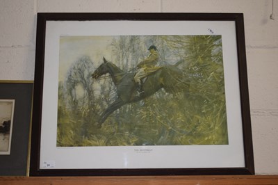 Lot 31 - After Alfred Munnings The Huntsman coloured...