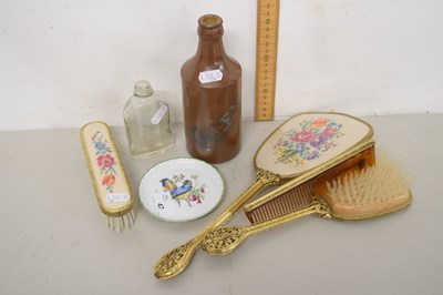 Lot 47 - Mixed Lot: Dressing table set, ginger beer...