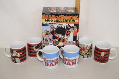 Lot 60 - Boxed Beano and Dandy mug collection