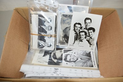 Lot 61 - A box of assorted mid 20th Century celebrity...