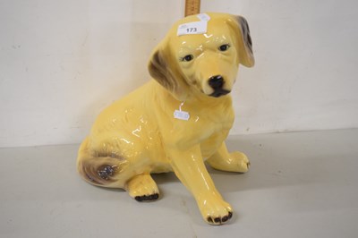 Lot 173 - A large ceramic model of a dog